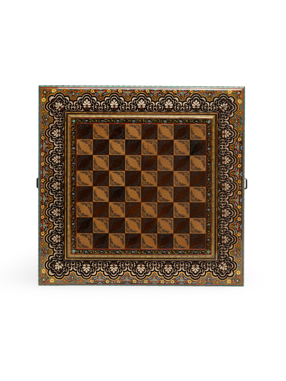 The Sultan Hand-Carved Walnut Chess Set