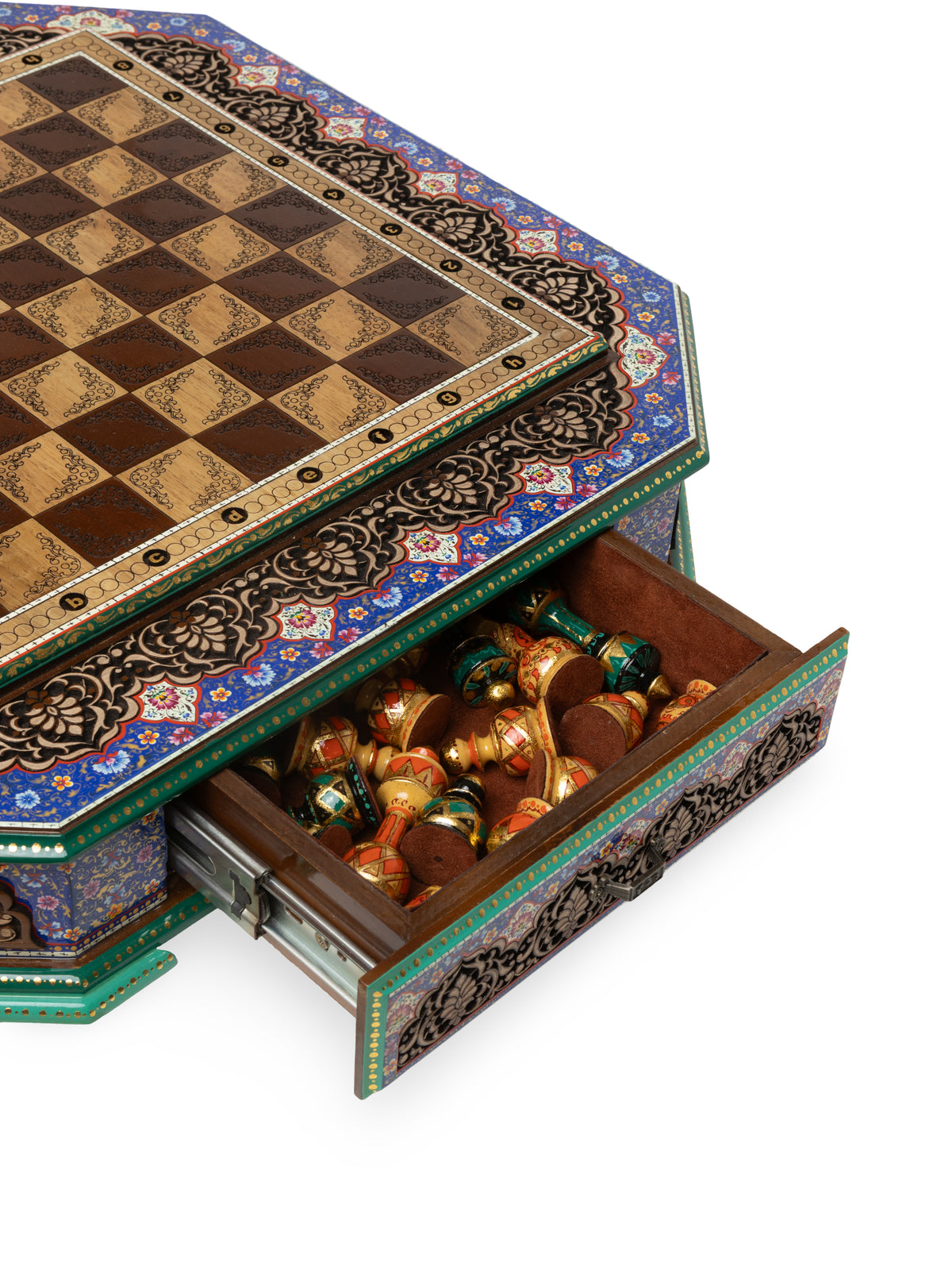 Luxury Handcrafted Wooden Chess Set